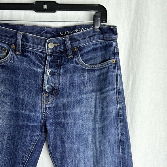 Outerknown Sea Ambassador Button Fly Men’s Slim Fit Indigo Jeans Size 31 X 32 - Picture 4 of 16